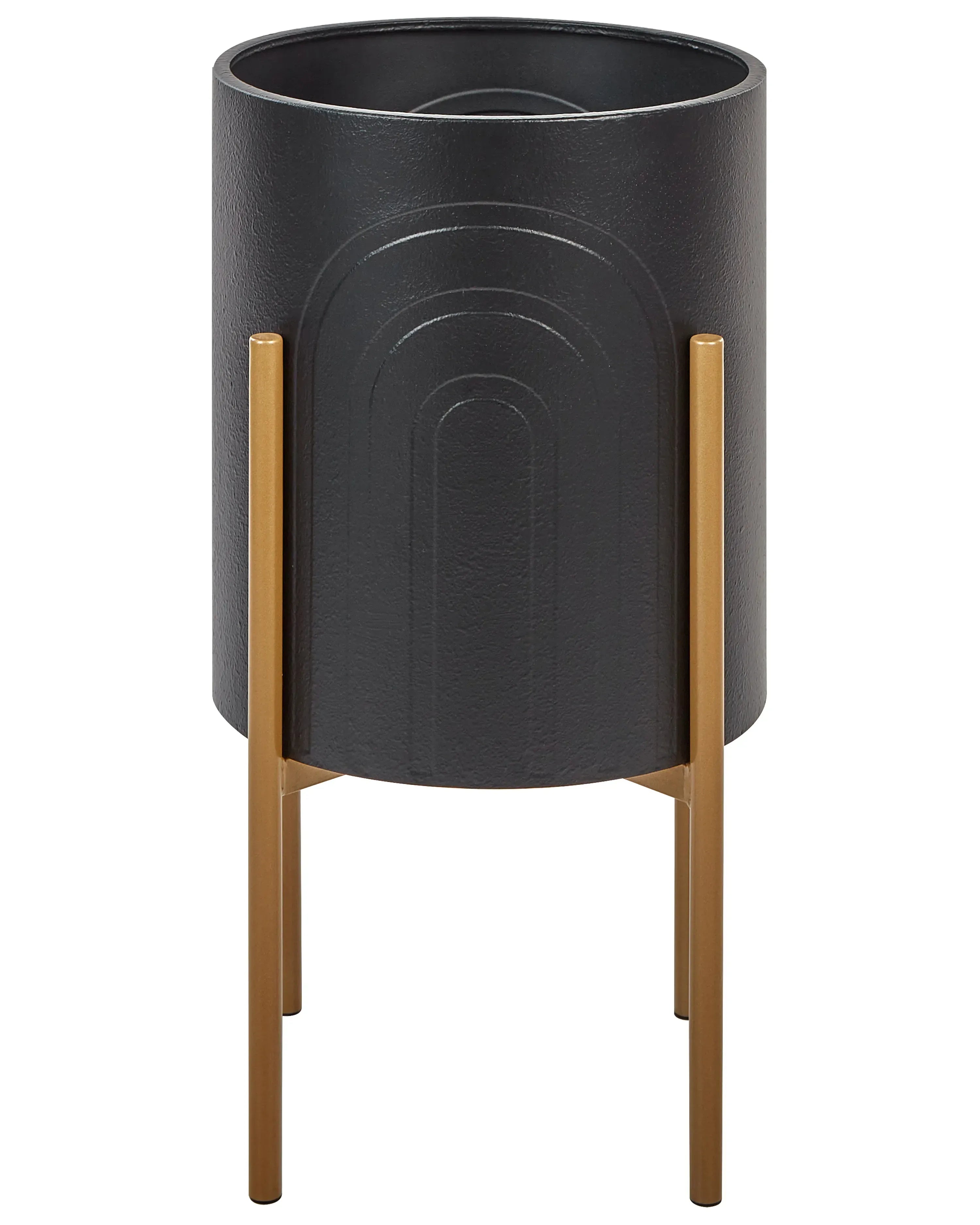 Vaso per piante rialzato SEROTINA Metallo 32 cm Nero