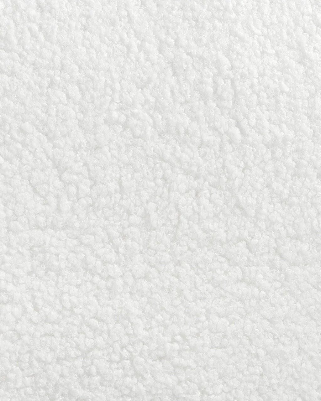 Lot de 2 chaises de salle à manger bouclées blanc cassé