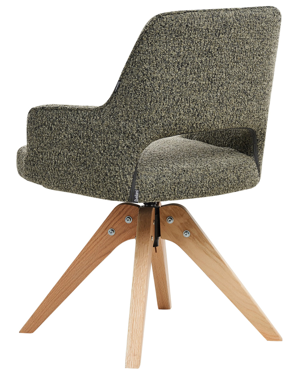 Chaise de salle à manger Bouclé Vert