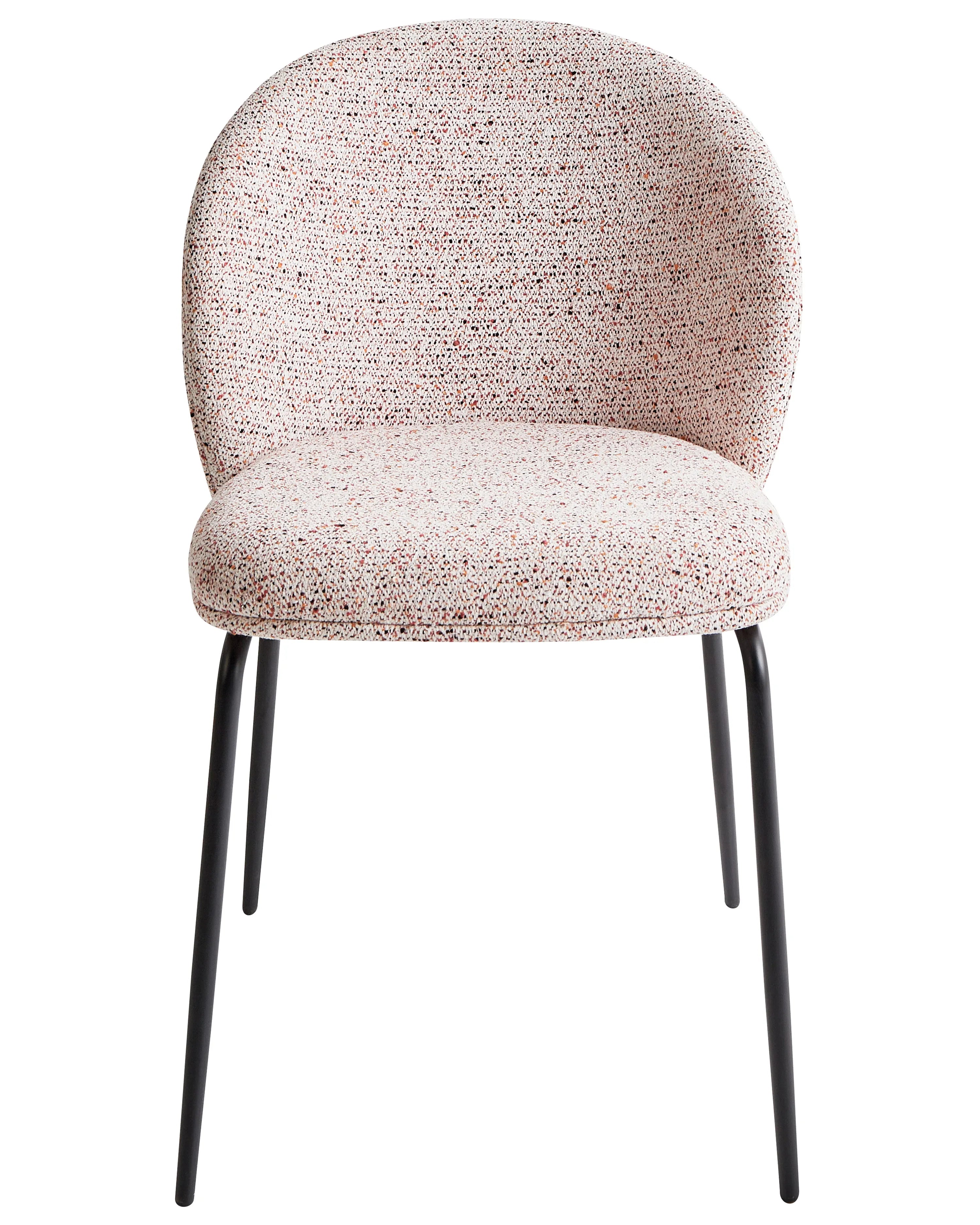 Lot de 2 chaises de salle à manger Tissu Beige