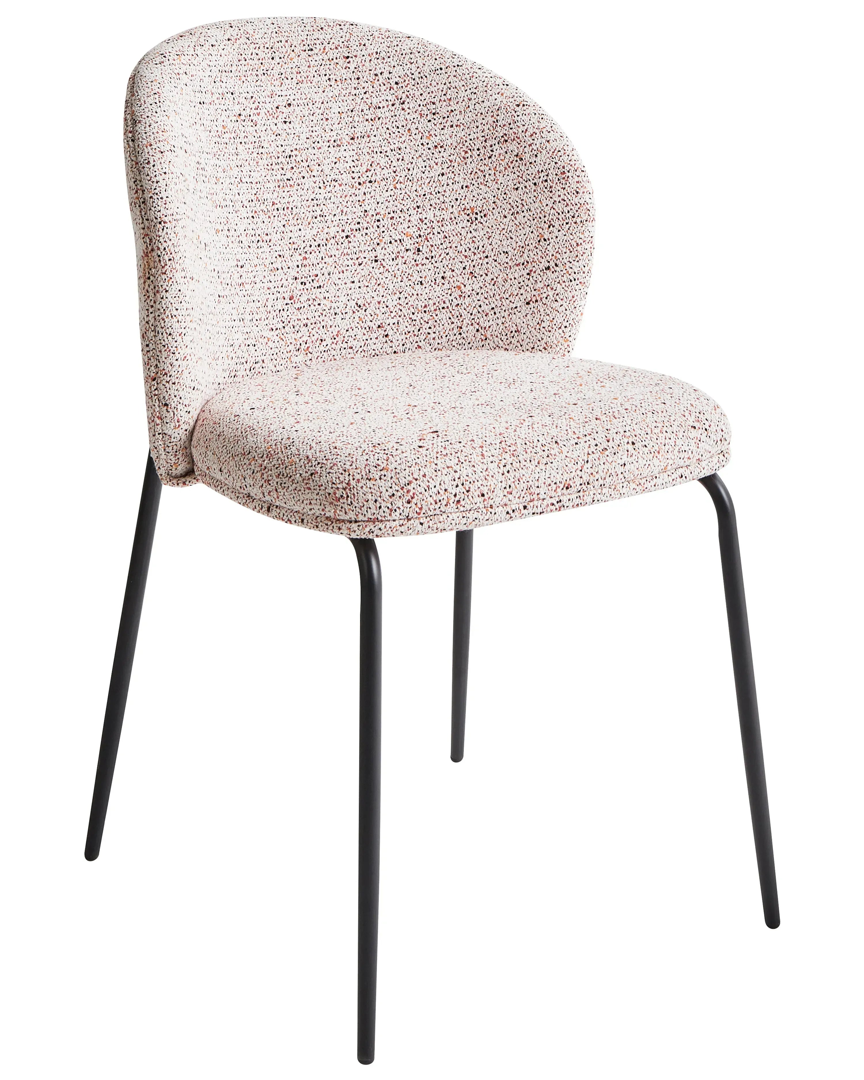 Lot de 2 chaises de salle à manger Tissu Beige