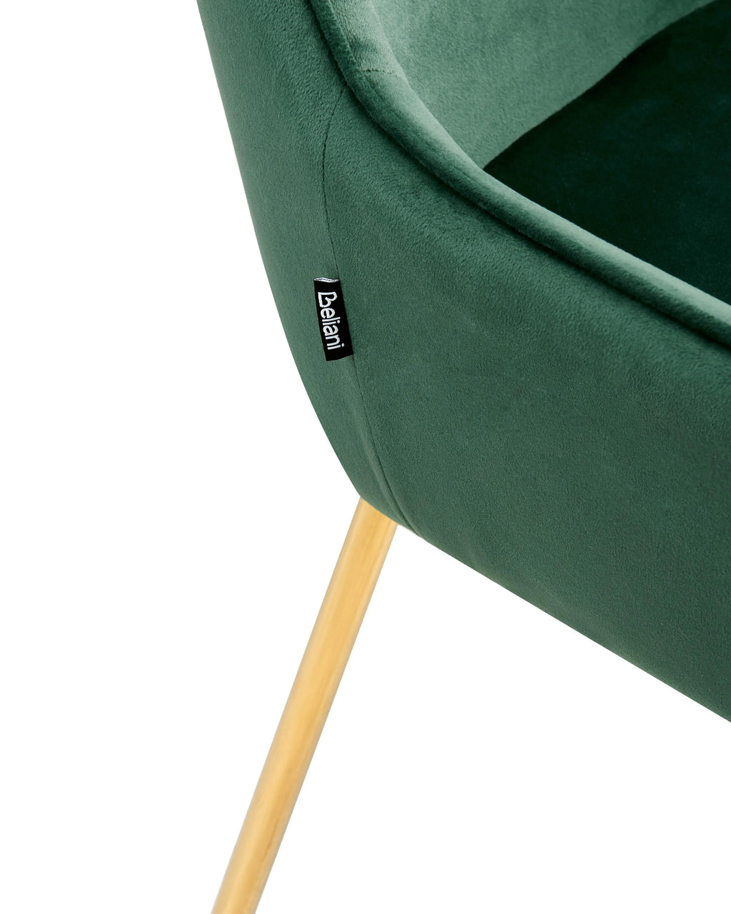 Lot de 2 chaises de salle à manger Velours Vert