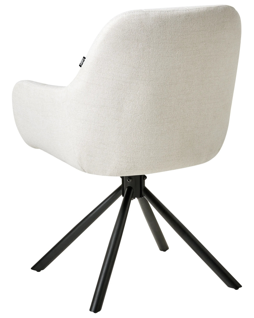 Chaise de salle à manger Tissu Blanc cassé