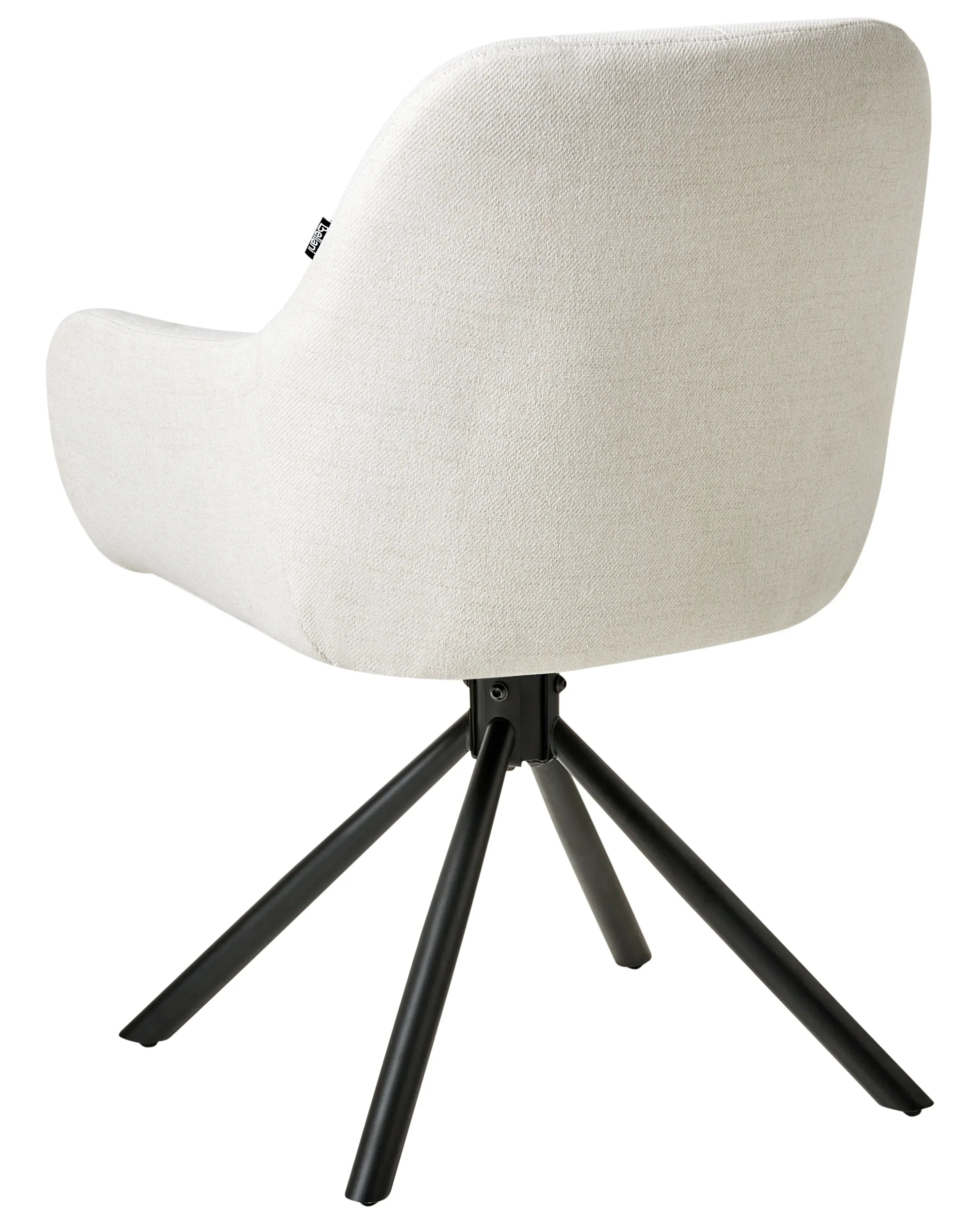 Chaise de salle à manger Tissu Blanc cassé