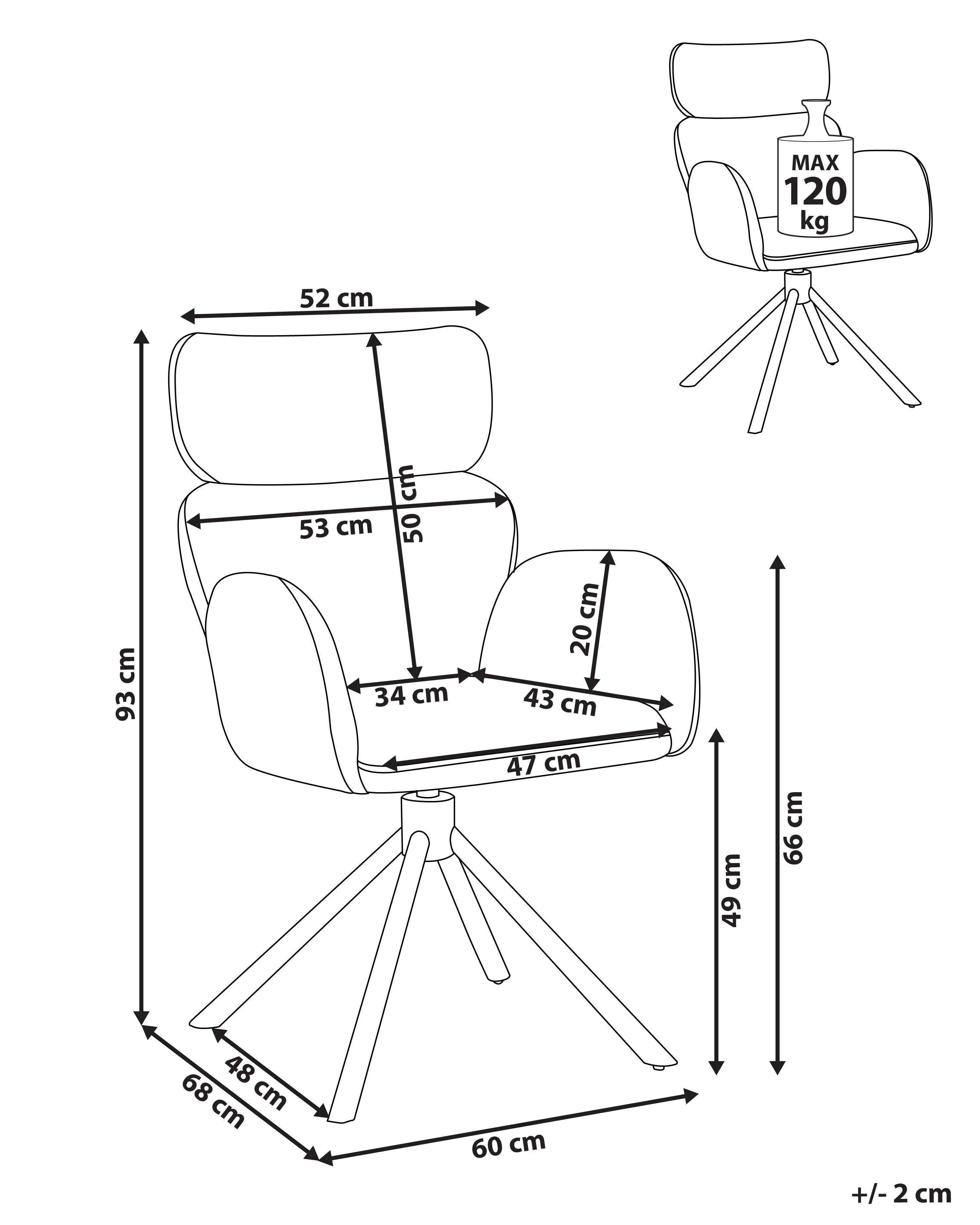 Chaise de salle à manger beige clair
