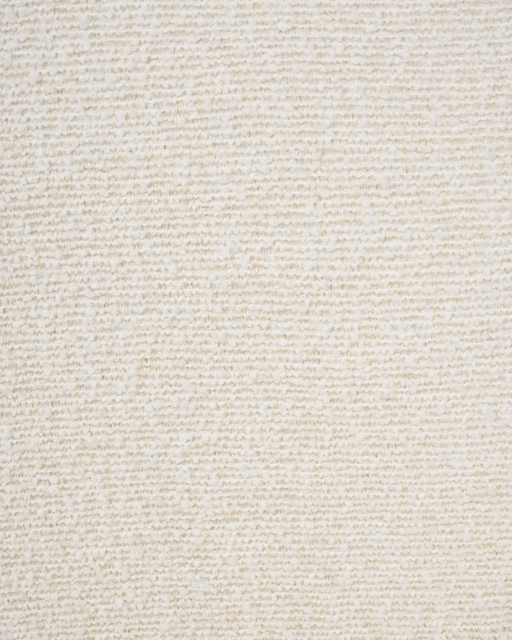 Lot de 2 chaises de salle à manger arquées en bouclé blanc cassé