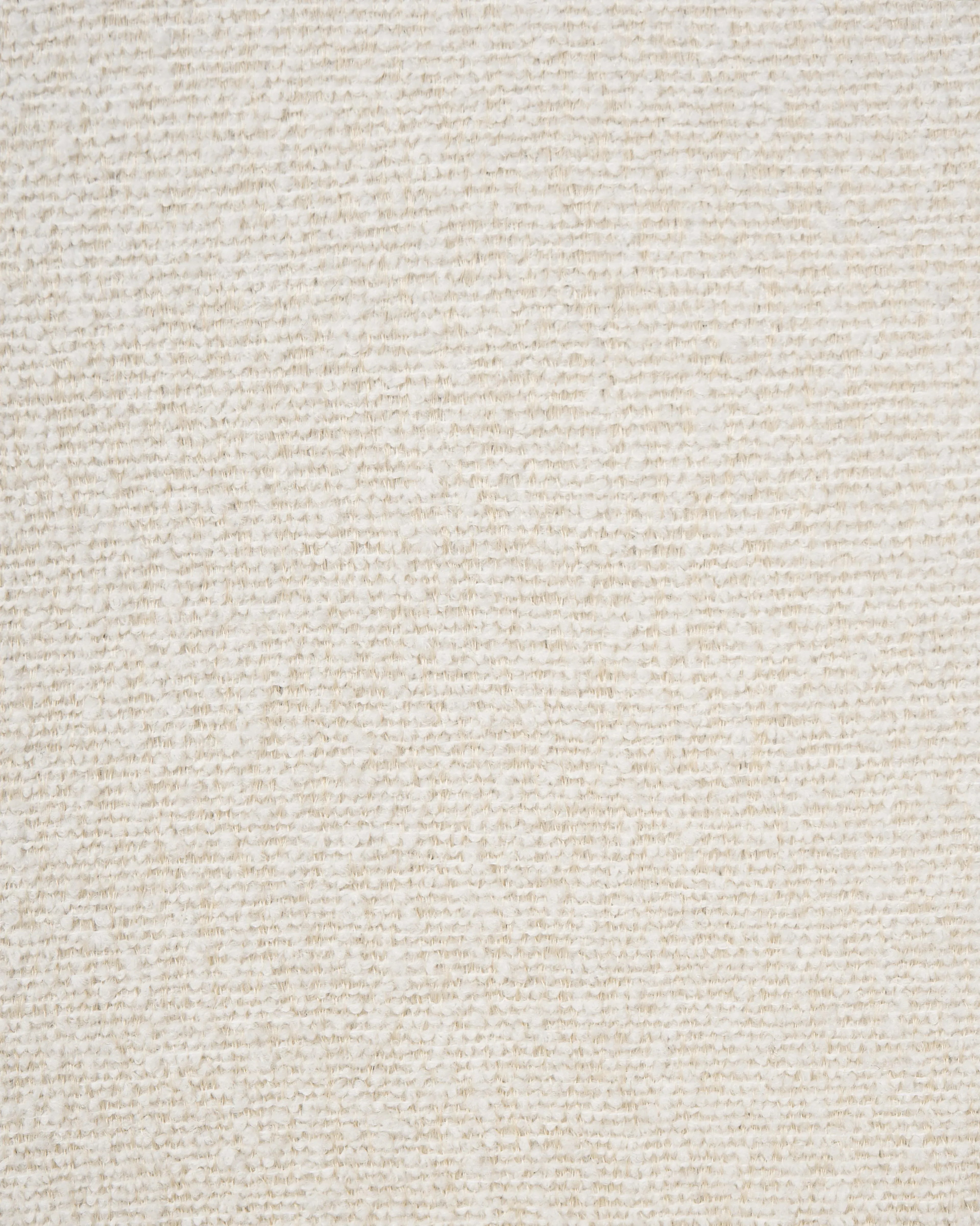 Lot de 2 chaises de salle à manger arquées en bouclé blanc cassé