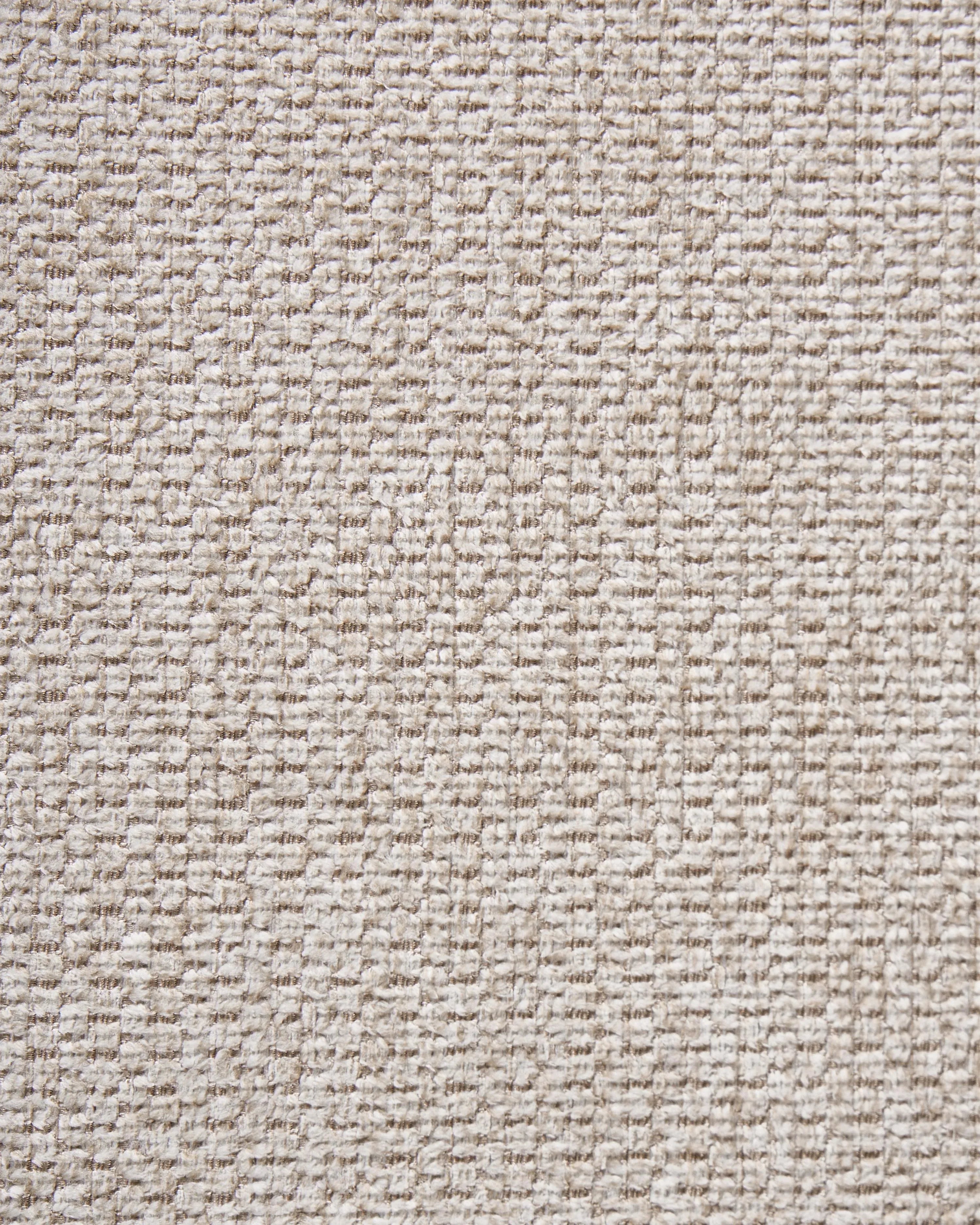 Lot de 2 chaises de salle à manger Tissu Beige clair