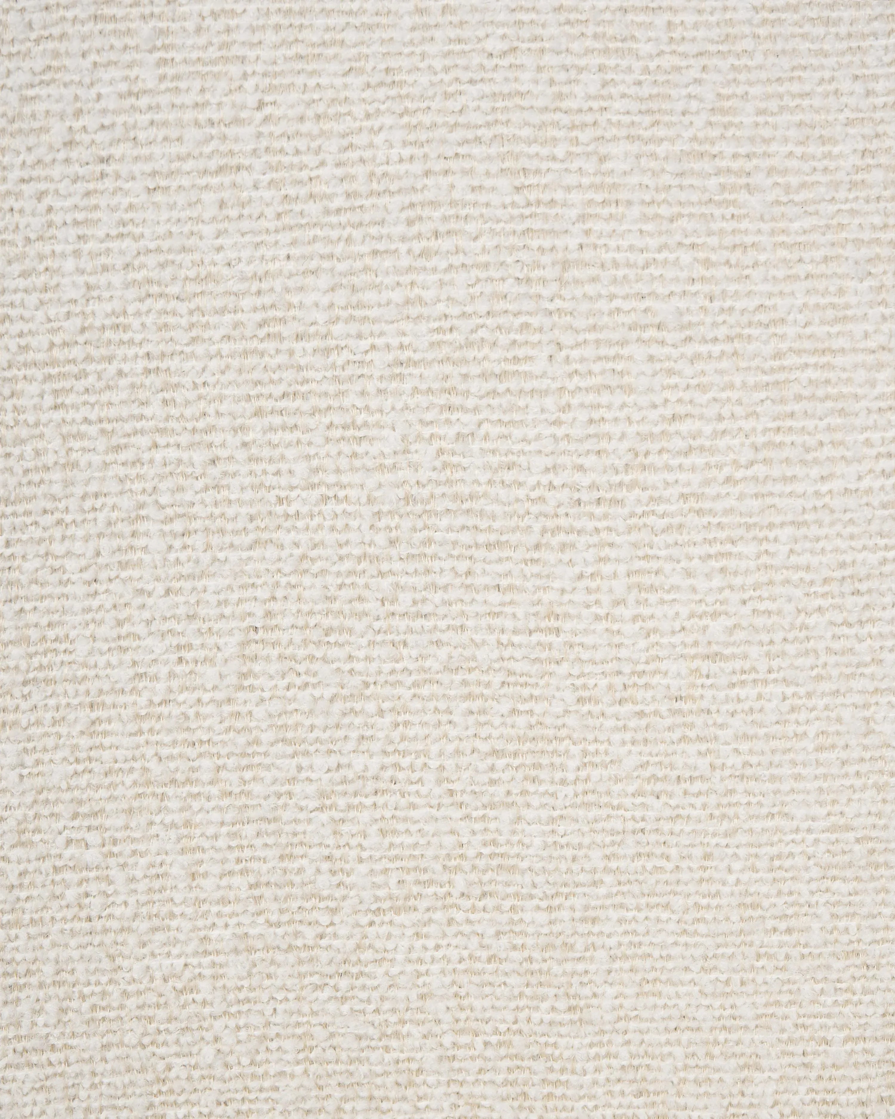 Lot de 2 chaises de salle à manger larges Bouclé blanc cassé