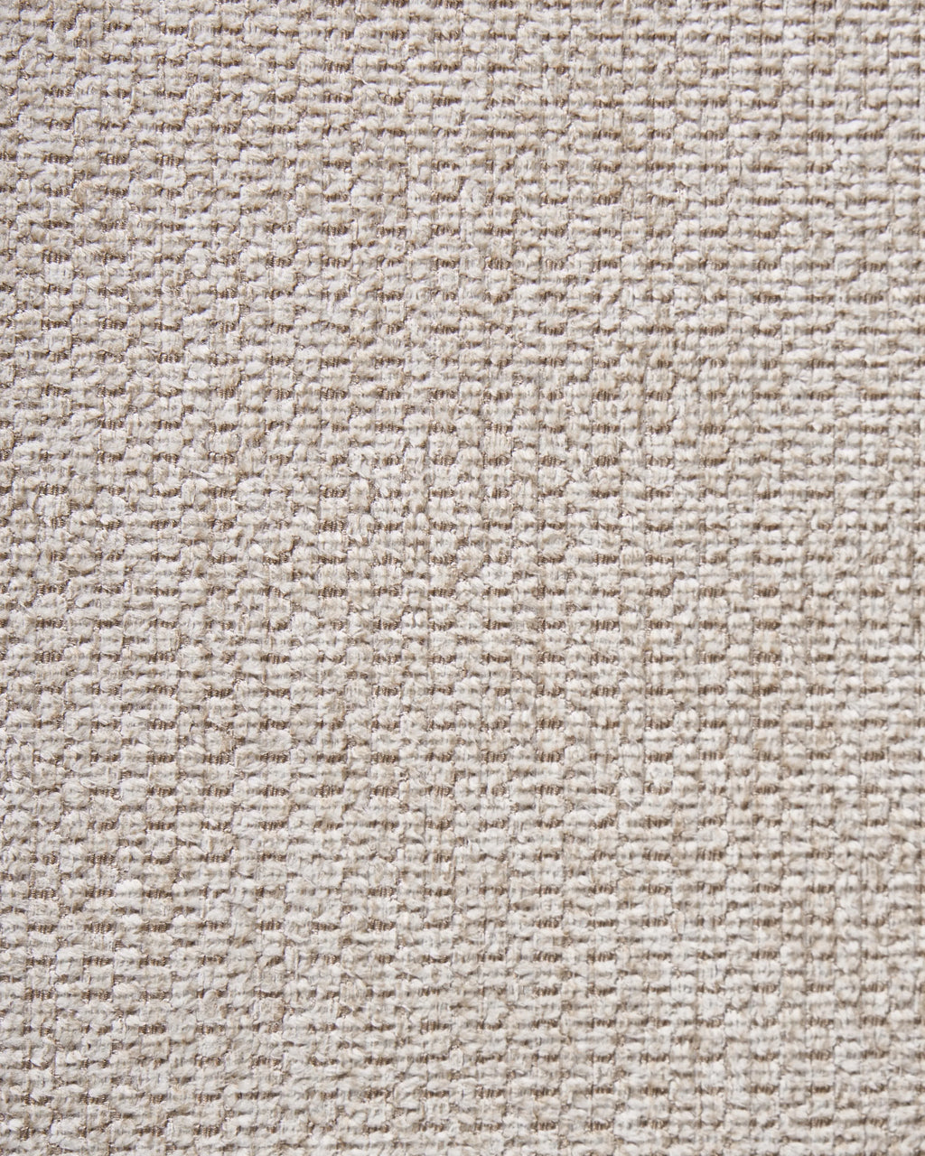 Lot de 2 chaises de salle à manger en tissu beige clair avec accoudoirs