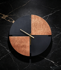 Horloge murale 60 cm Marron/Noir
